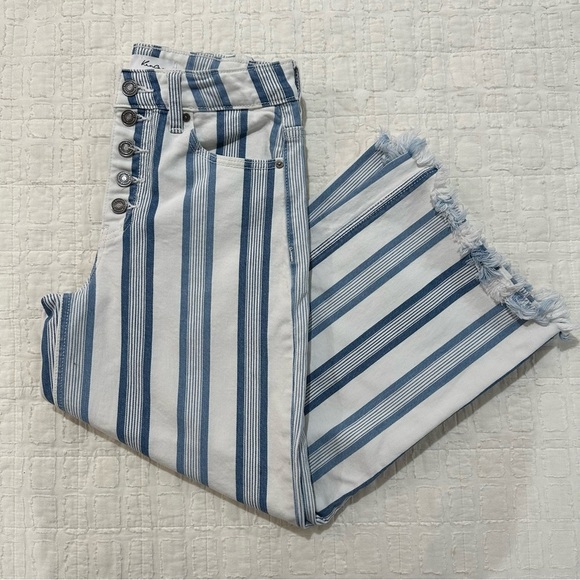 KanCan The Bettea High Waist Striped Jeans - Picture 6 of 16